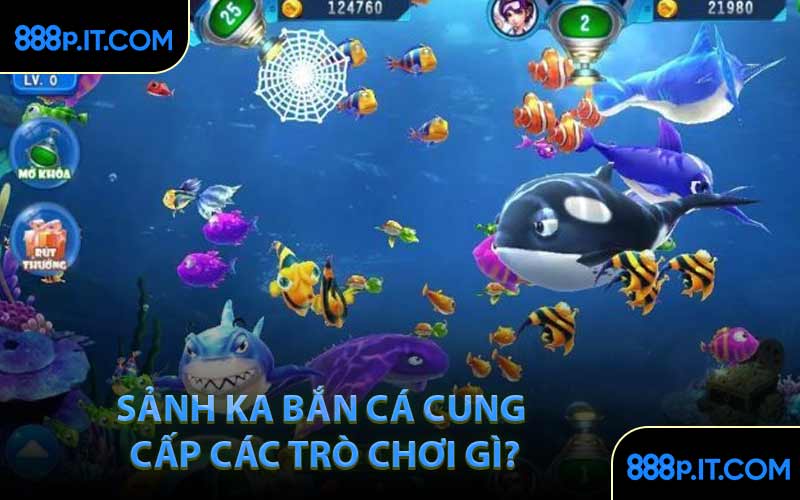 Sảnh KA Bắn Cá Cung Cấp Các Trò Chơi Gì?